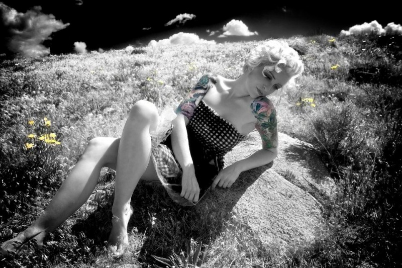 Female model photo shoot of Monroe Q by Erin Ryan in Reno, NV