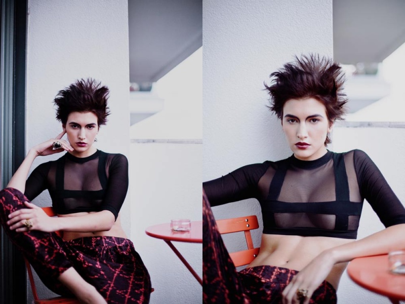 Female model photo shoot of Frankie Murray by SJ Walton, makeup by Jenni Defalco