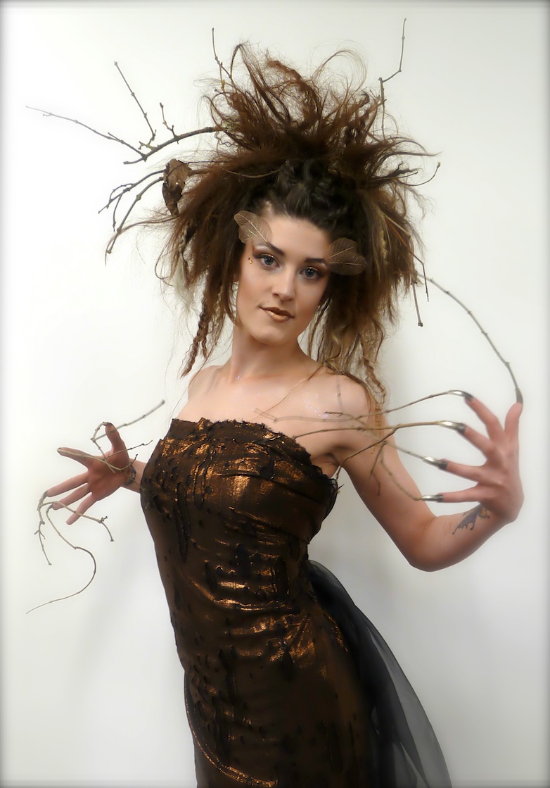 Female model photo shoot of Nikki at Hairdo Voodoo in Portland, OR
