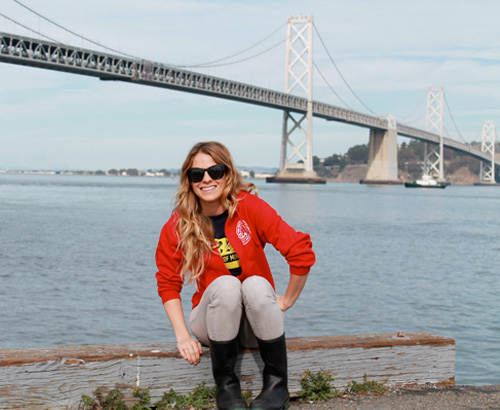 Female model photo shoot of Sara Bachis in San Francisco, California