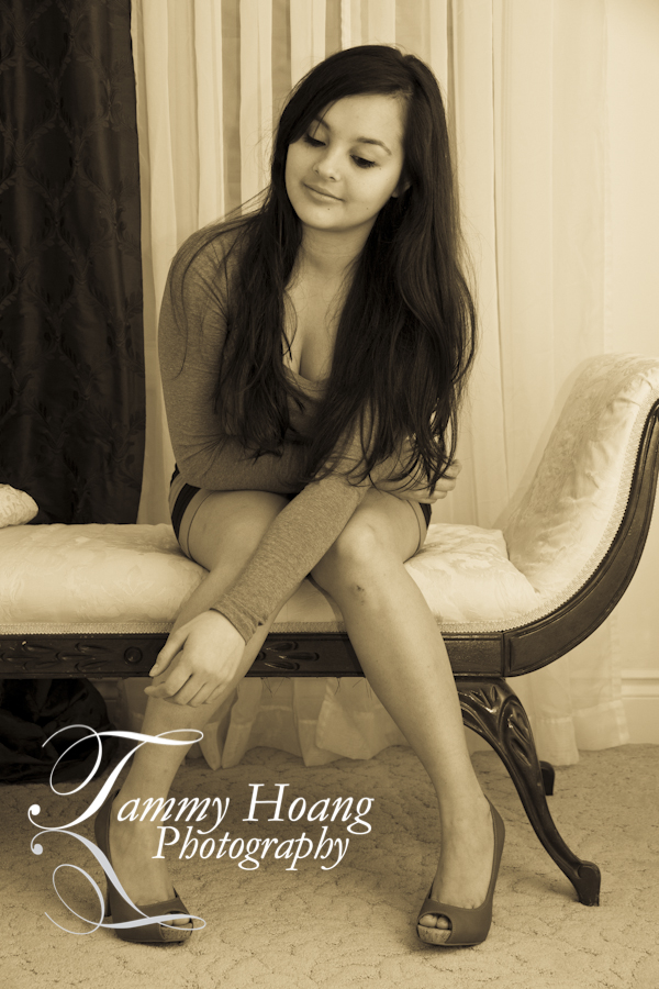 Female model photo shoot of Tammy Hoang Photography