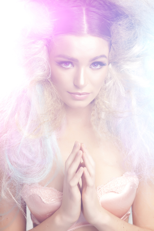 Female model photo shoot of Sian Ashleigh Photo in 2174490, hair styled by Chloe Richardson Hair
