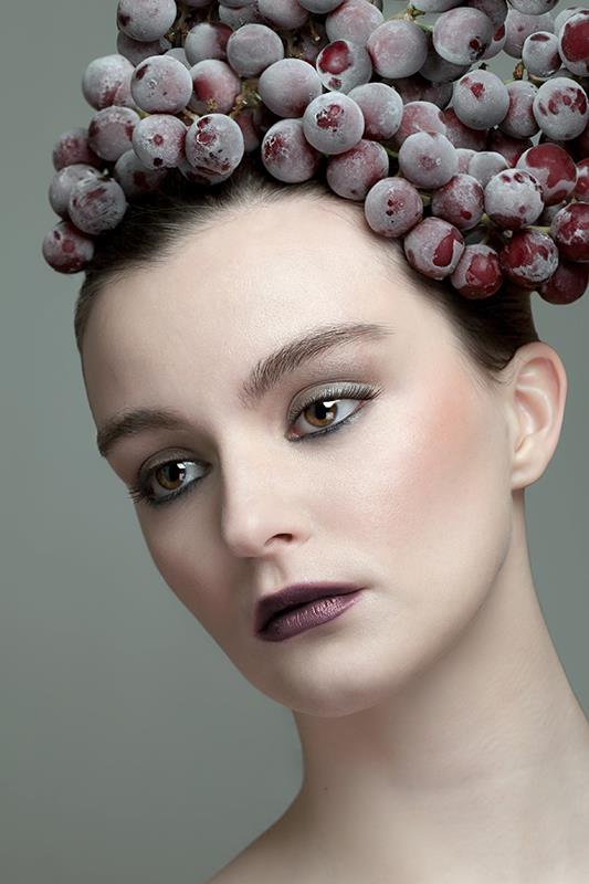Female model photo shoot of amber k mua by martins in Scotland, makeup by amber k mua