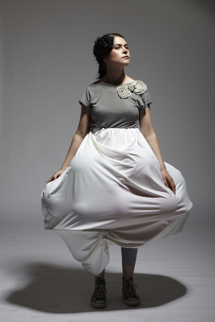 Female model photo shoot of Eunji Amy Shin in Lime grove studio