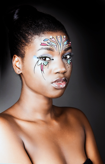 Female model photo shoot of Makeup Artistry By G and Adedoyin