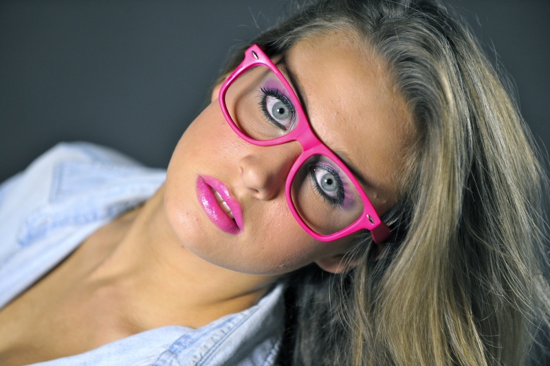 Female model photo shoot of Car LEIGH by Bohdan Studio, makeup by Michelle Rivera MUA