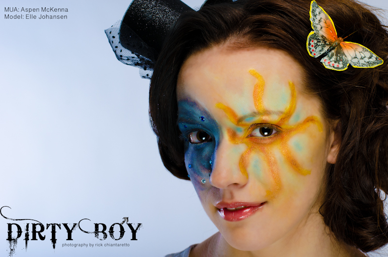 Male and Female model photo shoot of Dirty Boy Photography and Elle Skye , makeup by Aspen McKenna MU Artist