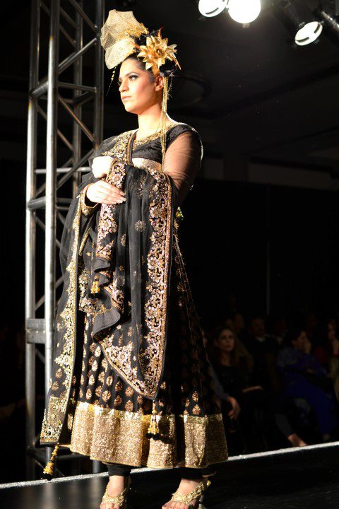 Female model photo shoot of Alysha Samudre in at the international Fashion Festival