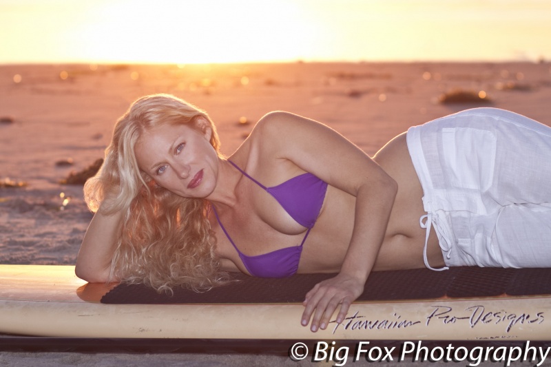 Female model photo shoot of Big Fox Studio in The Pacific Beach