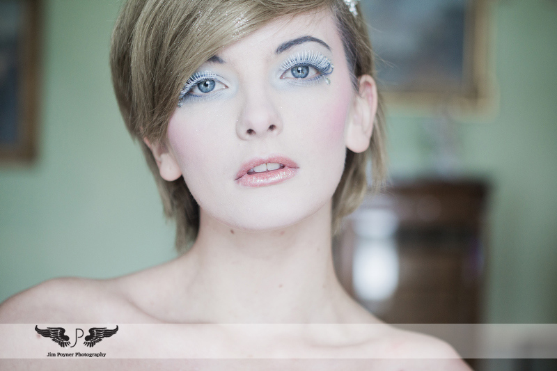 Female model photo shoot of Annie JJ in Sutton Park, makeup by Helen Guy MUA