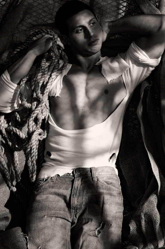 Male model photo shoot of CJ Pent by Bart Ruzik