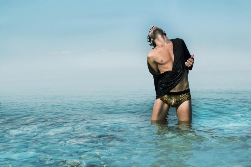 Male model photo shoot of Nader Janini in Dead Sea,Jordan