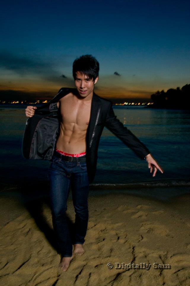 Male model photo shoot of M Chen Haoran by Sam Song Photography