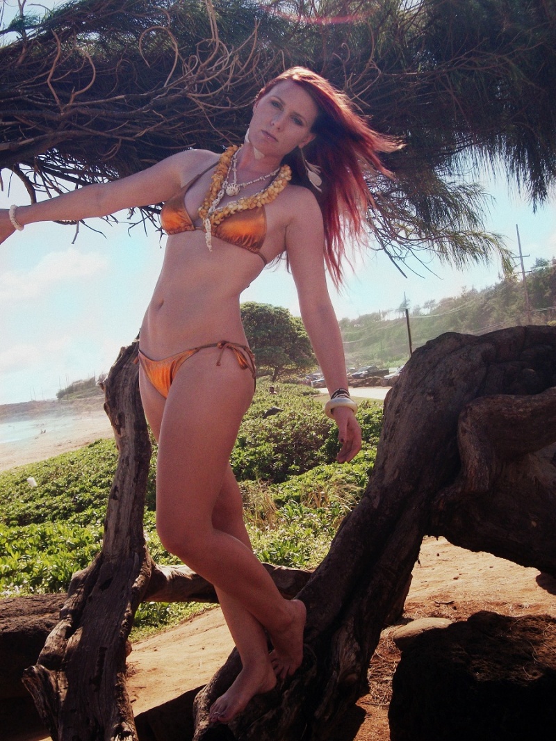 Female model photo shoot of Lauren Parrish in Kauai, HI