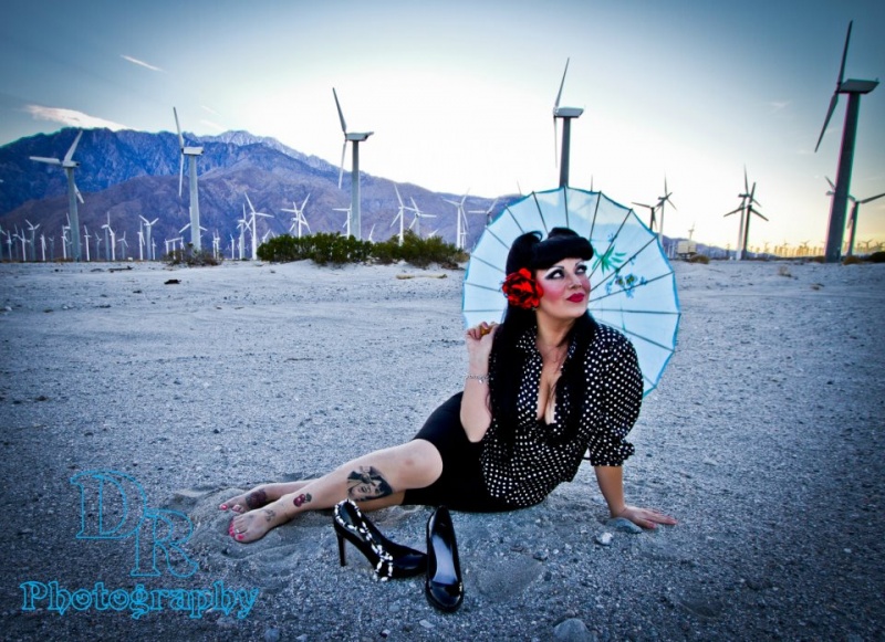 Female model photo shoot of Darling Presley by DRProductions in Palm Springs, CA