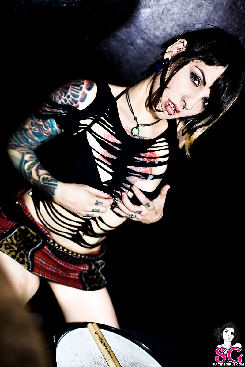 Female model photo shoot of Dice Suicide