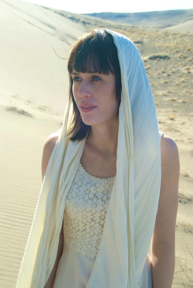 Female model photo shoot of Lauren McFarlane LM in Bruneau Sand Dunes