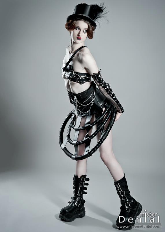 Female model photo shoot of Yael Belledecandeur by Mister Denial in Wahl, Redange, LUX, clothing designed by Milk-Berry