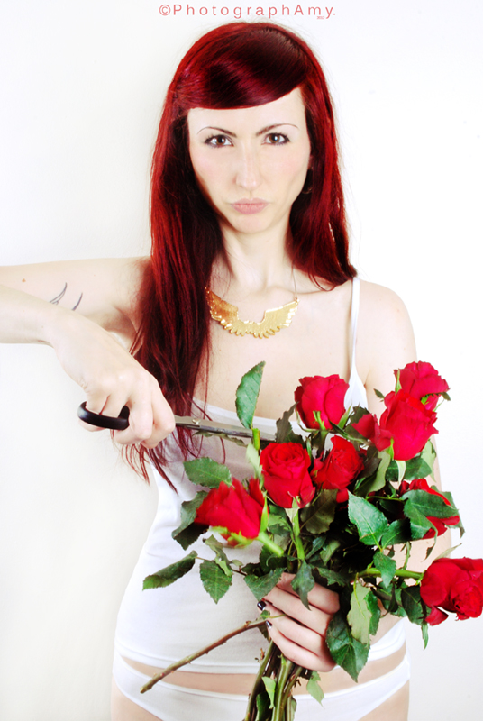 Female model photo shoot of Ruby Lorcan by Amy Zarah