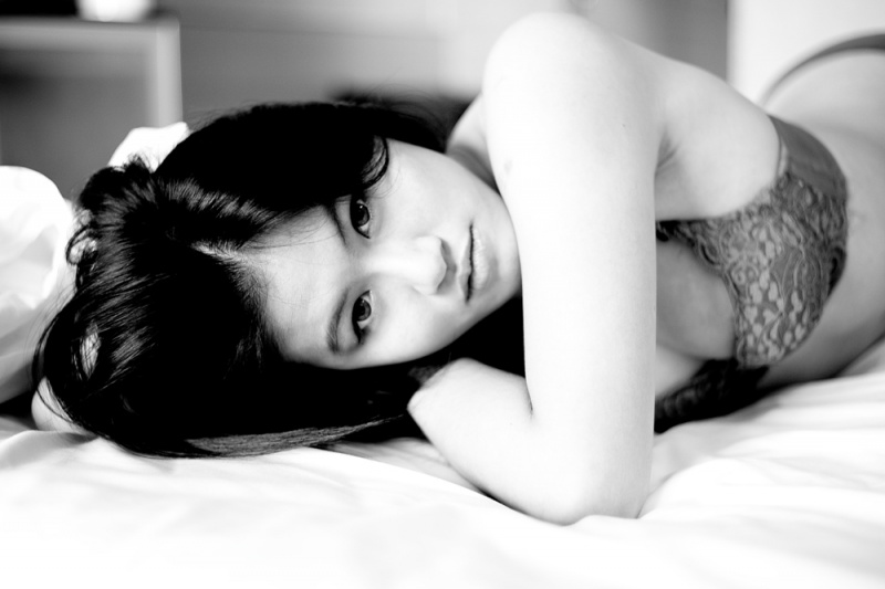 Female model photo shoot of Phanie by Elliot Ichiro