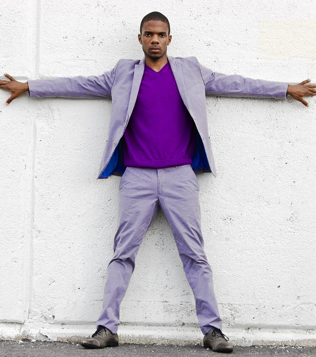 Male model photo shoot of Lakwan Anderson by Nico & Adrian: New York in Harlem