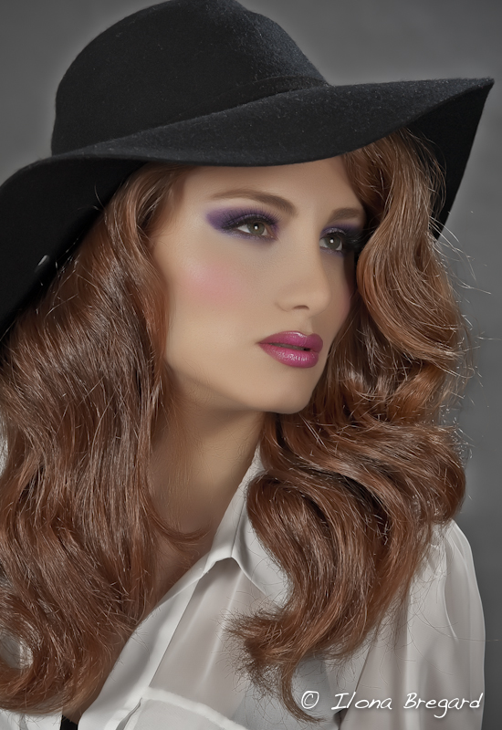 Female model photo shoot of Make-up Trix by Ilona Bregard