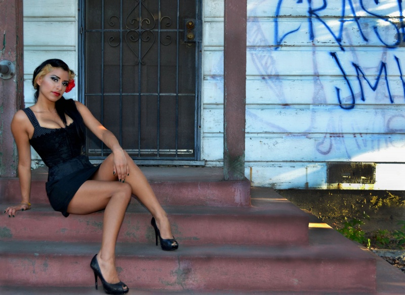 Female model photo shoot of Jaclyn Roberta Fairchil in Altadena, Ca