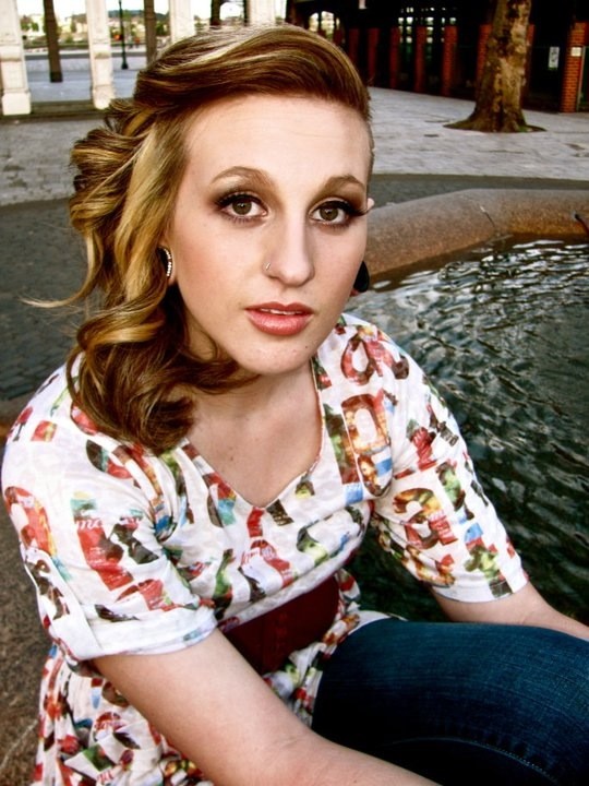 Female model photo shoot of Britt Woodruff, makeup by Kelli Schlenker MUA