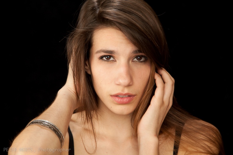 Female model photo shoot of Haley Themely 
