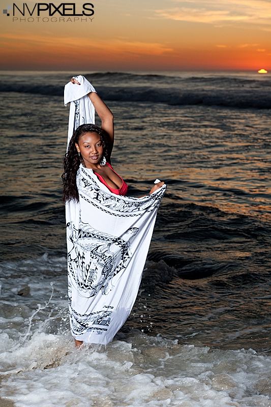 Female model photo shoot of Tatiana Naomi Nalani in La Jolla (beach)