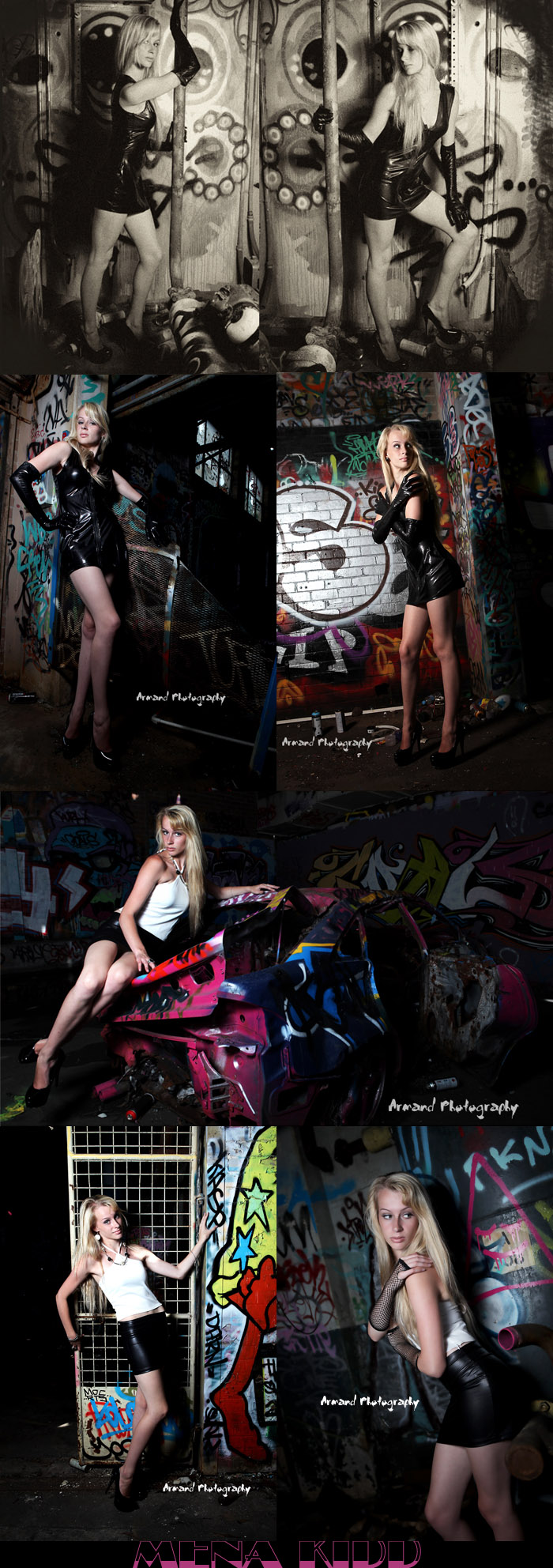 Female model photo shoot of MinnieK by Armand Photography, clothing designed by Aussie Instyle