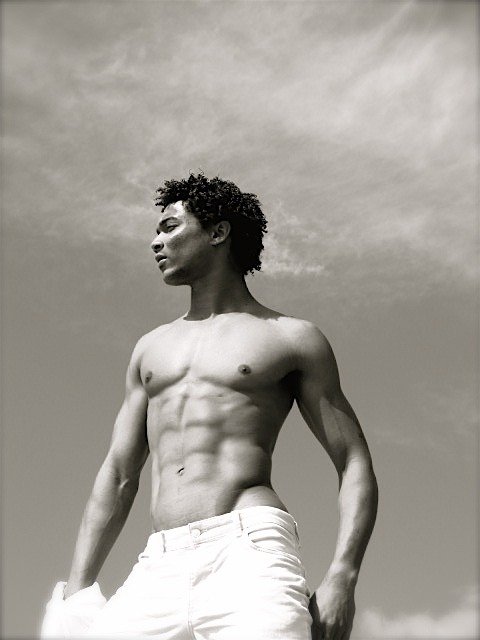Male model photo shoot of qbomani