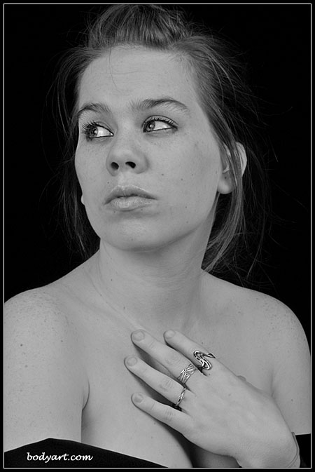 Male and Female model photo shoot of BodyartBabes and Ruthie in My Studio