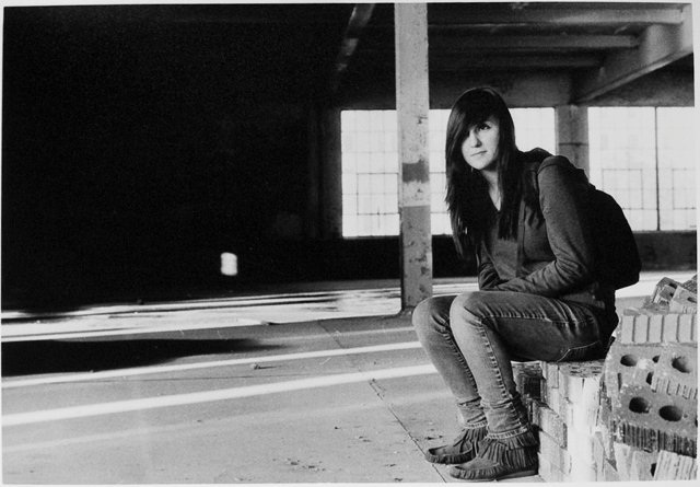 Female model photo shoot of Marijean  in Abandoned Downtown OKC