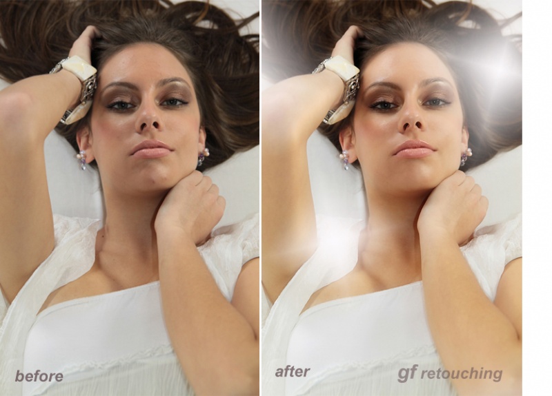 Female model photo shoot of GF Retouching