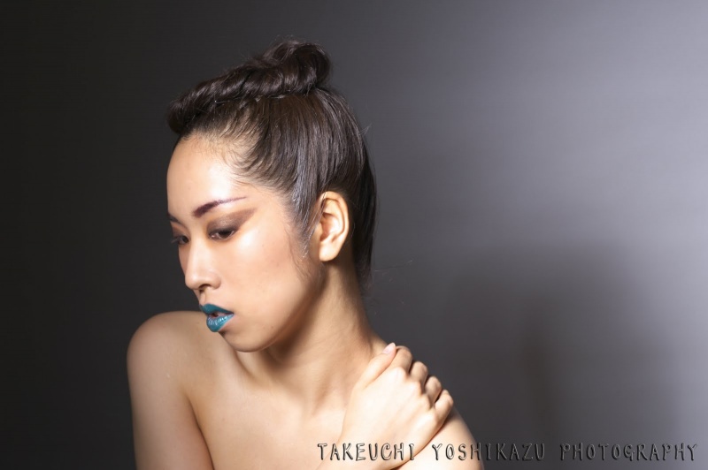 Male model photo shoot of YOSHIKAZU TAKEUCHI, makeup by Yuki Haba