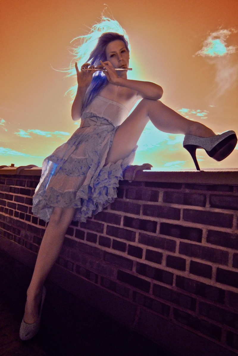 Female model photo shoot of Pepper Kester by Debinevsky in Manhattan, NY