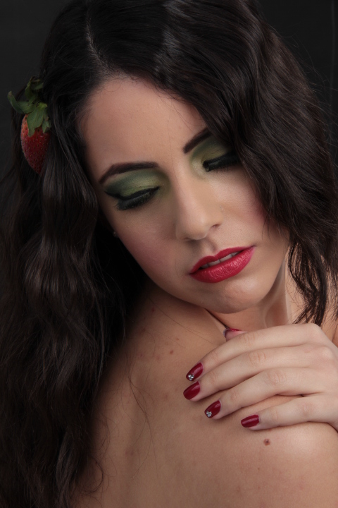 Female model photo shoot of Lotus Beauty Design