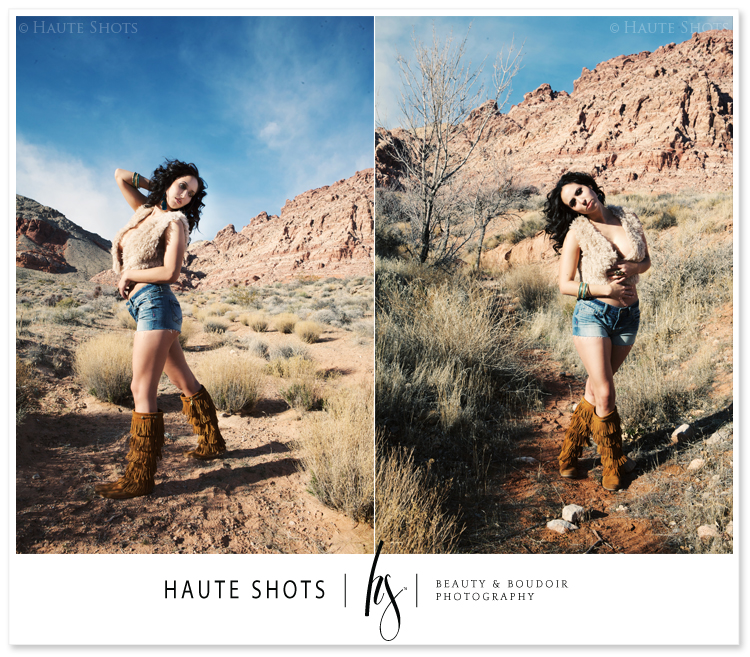 Female model photo shoot of Stacie Frazier in Red Rock
