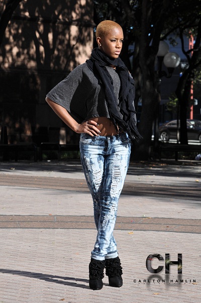 Female model photo shoot of Dira Stanford in Houston Downtown