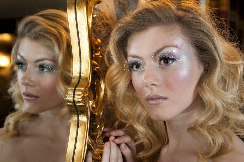 Female model photo shoot of Chicabelle Make-Up  in Mary Culter House