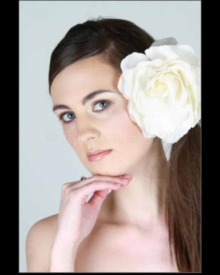 Female model photo shoot of Kelliemarie by eamonn smyth, makeup by Make Up by Marian