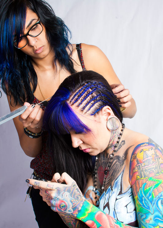 Female model photo shoot of Perla Marleny and Arieana Tate in San Bernardino, Ca
