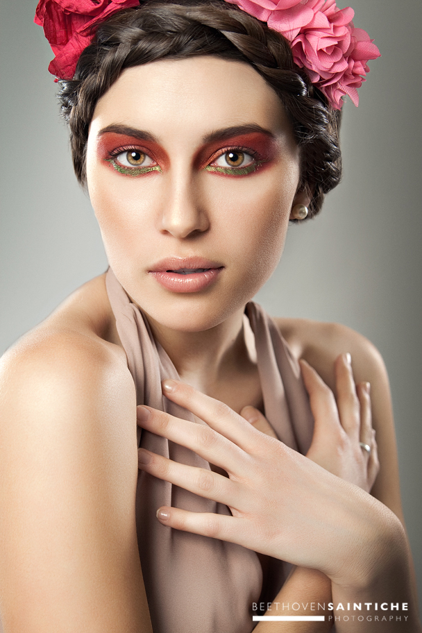 Female model photo shoot of Nathy Makeup