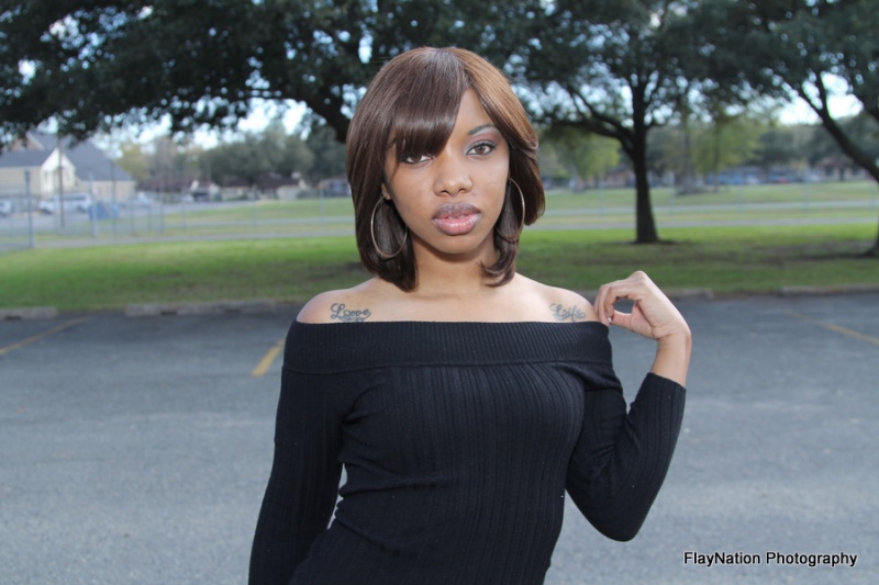 Female model photo shoot of lilPhat by FlayNation