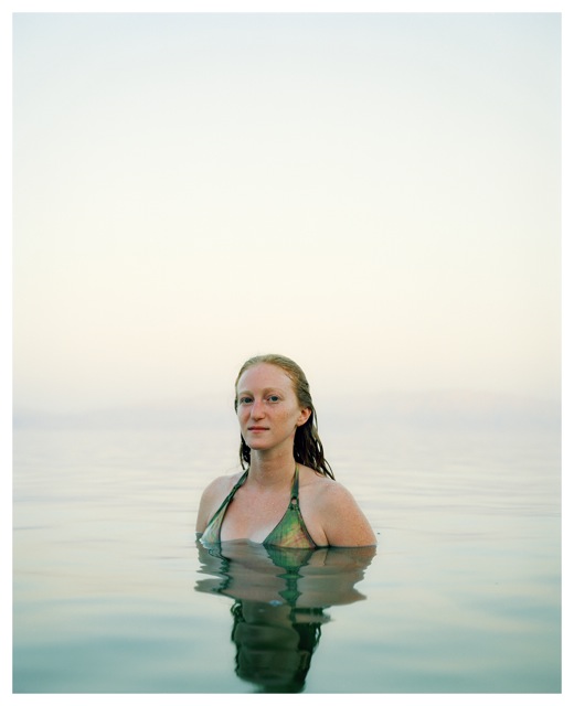 Female model photo shoot of Ginger True in The Dead Sea