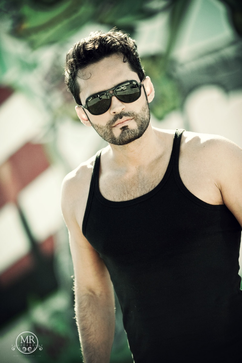 Male model photo shoot of Mario Reguera in Wynwood FL