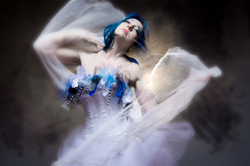 Female model photo shoot of Eva Destruction by Jon Hoadley , wardrobe styled by Sideshow Sam