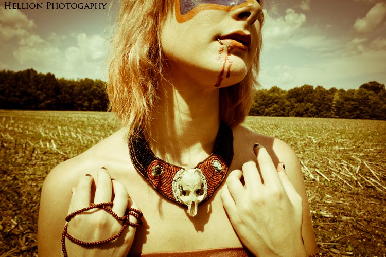 Female model photo shoot of Atropines Oddities by Hellion Photography