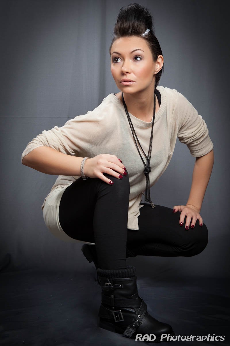 Female model photo shoot of Phee - hair designer by RAD Photographics